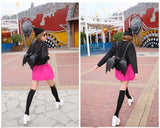 Bat Wings Goth Heart-shaped Backpack