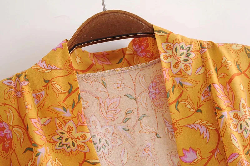 Marigold's Short Kimono
