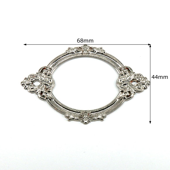 5pcs Antique Medicine Drawer Cabinet Label Frame Card Holders