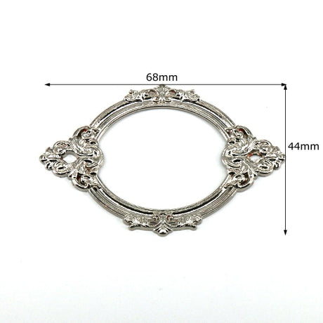 5pcs Antique Medicine Drawer Cabinet Label Frame Card Holders