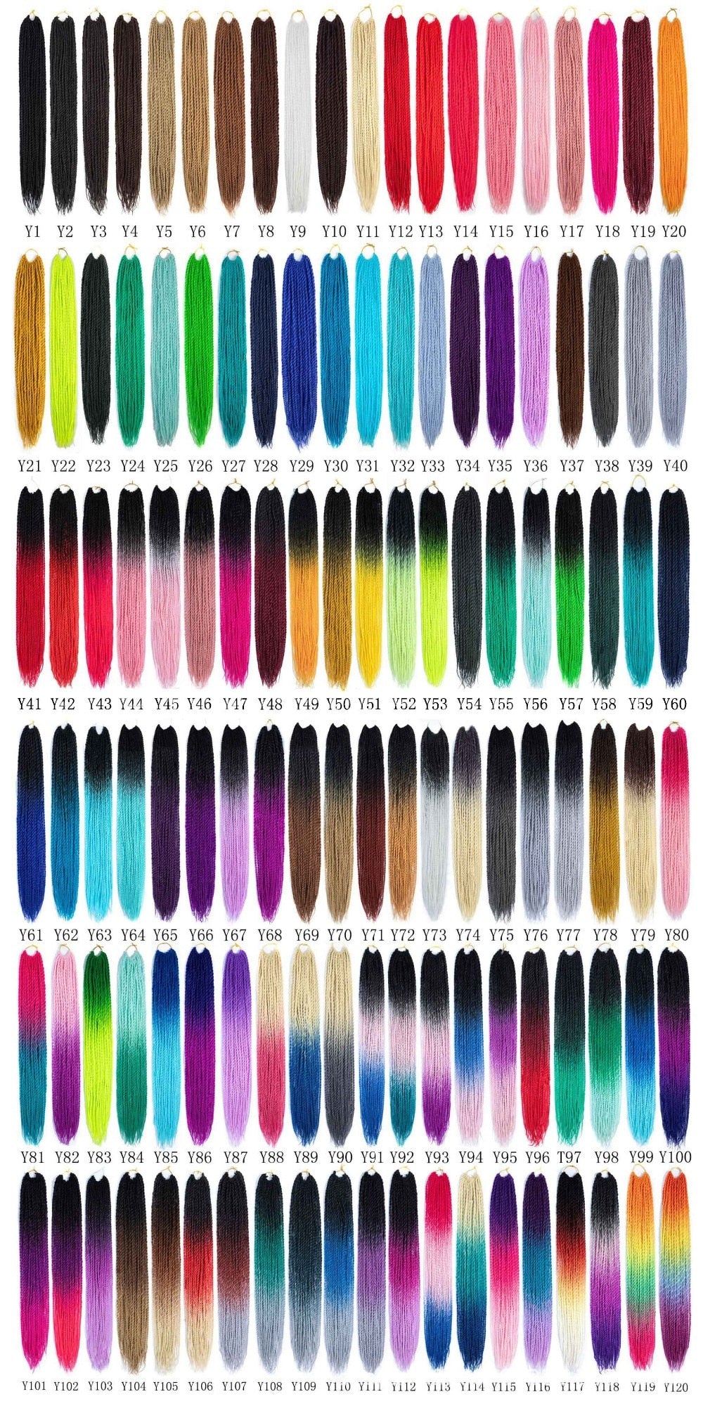 Mermaid Hair Extensions Twist Crochet Braided Hair 30 Strands