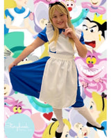 Alice In Wonderland Costume Adult Kids Cosplay