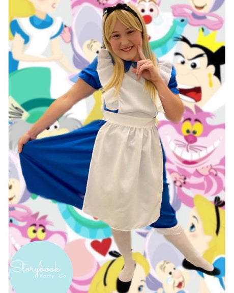 Alice In Wonderland Costume Adult Kids Cosplay