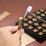 Steel Printing Punch Alphabet Letter Stamp Set Leather Embossing Stamps Leather Craft Tools