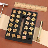 Steel Printing Punch Alphabet Letter Stamp Set Leather Embossing Stamps Leather Craft Tools