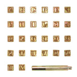 Steel Printing Punch Alphabet Letter Stamp Set Leather Embossing Stamps Leather Craft Tools