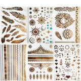 Gold Temporary Tattoos