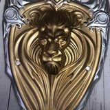 Gold Lion King Justice Royal Guard Shield Brave Heart Cosplay Prop
