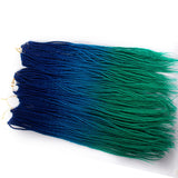 Mermaid Hair Extensions Twist Crochet Braided Hair 30 Strands