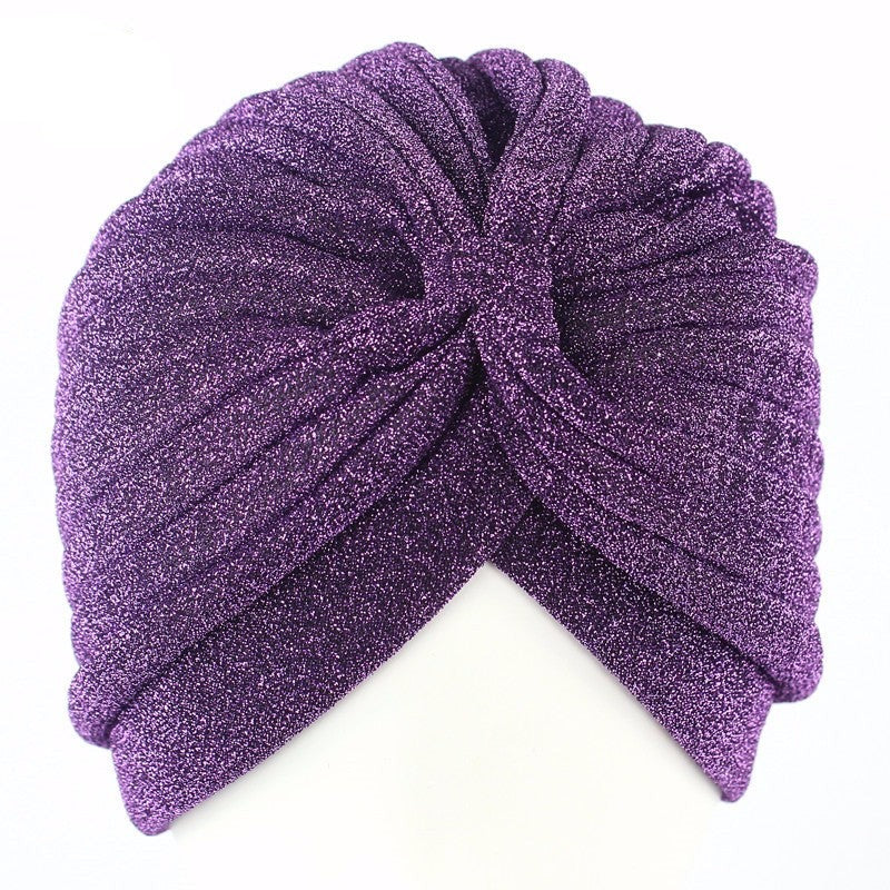 Glittery Turbans Knot Twist Head Wraps