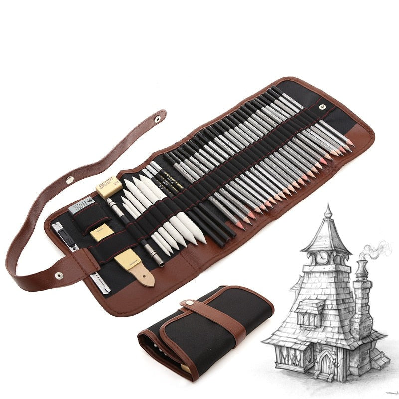 27/39pcs Professional Sketch Tool and Pencil Kits