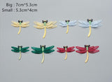 Ten Dragonfly Appliqué Iron On Patches