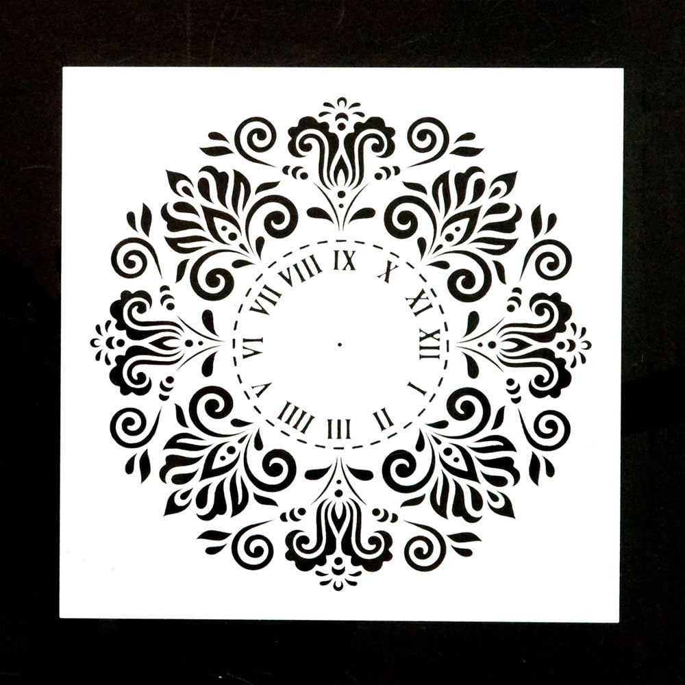 Clock Face Stencil 15 cm 30 cm 40 cm DIY Craft