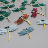 Ten Dragonfly Appliqué Iron On Patches