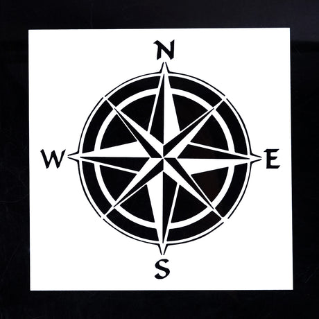 Compass Stencil 13 cm DIY Craft