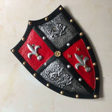 Fleur de Lis and Lion Knight Shield PU Armour Cosplay Prop