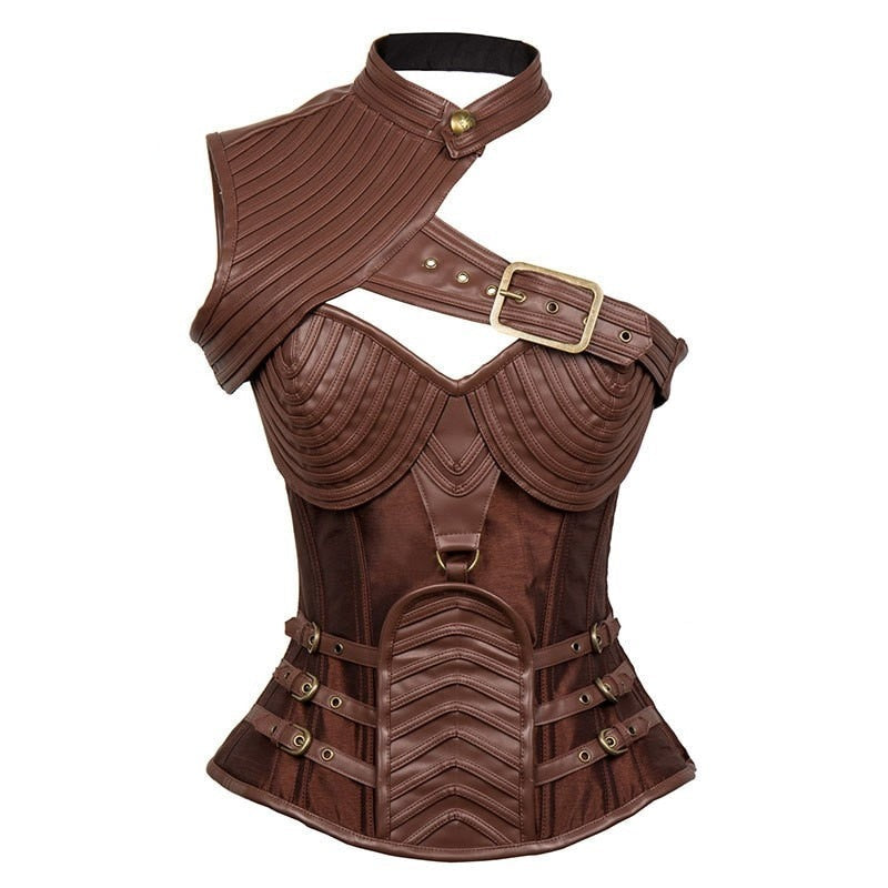 Sabbath Steampunk Faux Leather Shoulder Collar