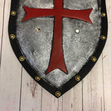 Red Crusader Knight Shield PU Armour Kids Cosplay Prop
