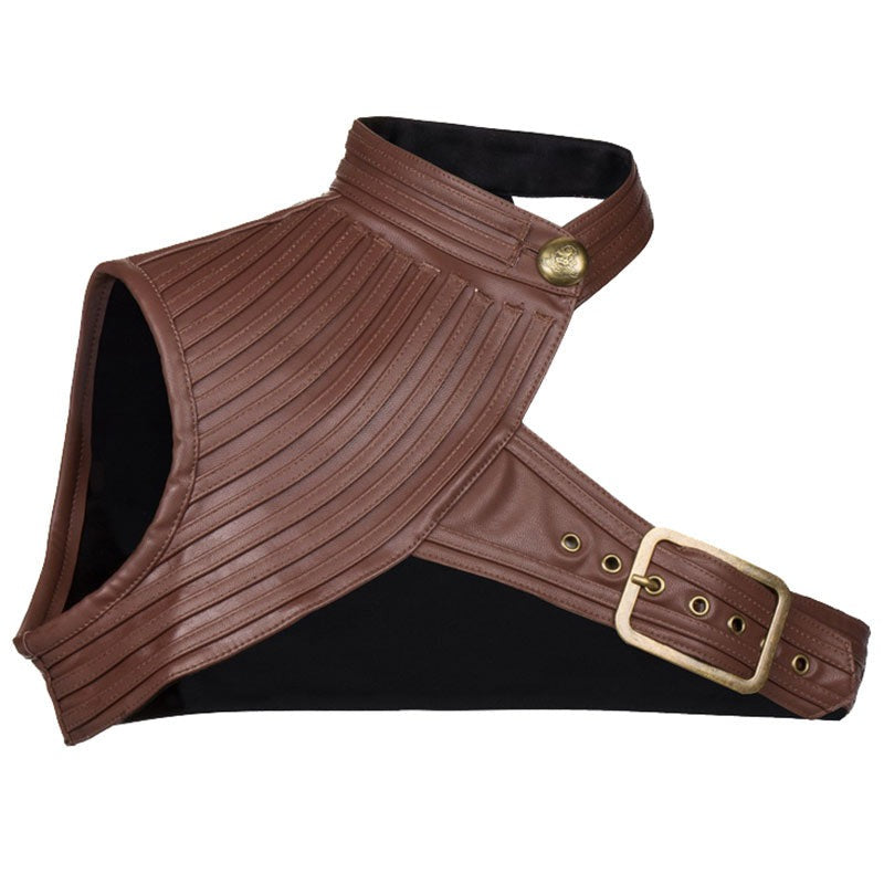 Sabbath Steampunk Faux Leather Shoulder Collar