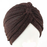 Glittery Turbans Knot Twist Head Wraps