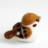 Small Sparrow Bird Wool Felting Needlepoint Kits DIY Crafts