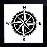 Compass Stencil 13 cm DIY Craft