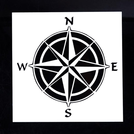 Compass Stencil 13 cm DIY Craft