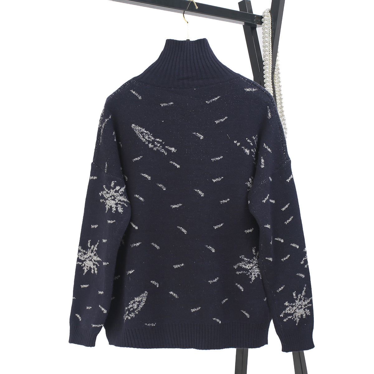 Moon Children Turtleneck Sweater Oversized Knit Jumper