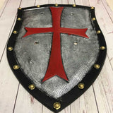 Red Crusader Knight Shield PU Armour Kids Cosplay Prop