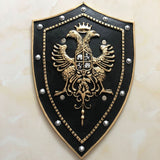 Royal Double Eagle Crown Knight Glory Shield PU Cosplay Prop