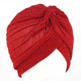 Glittery Turbans Knot Twist Head Wraps