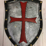 Red Crusader Knight Shield PU Armour Kids Cosplay Prop