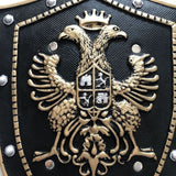 Royal Double Eagle Crown Knight Glory Shield PU Cosplay Prop