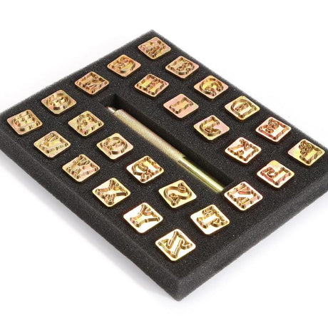 Steel Printing Punch Alphabet Letter Stamp Set Leather Embossing Stamps Leather Craft Tools