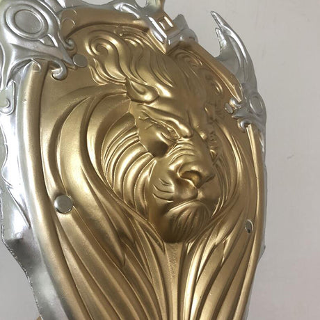 Gold Lion King Justice Royal Guard Shield Brave Heart Cosplay Prop