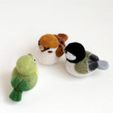 Small Sparrow Bird Wool Felting Needlepoint Kits DIY Crafts