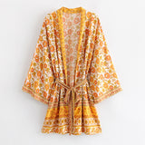 Spot of Sunshine Kimono Duster and Mini Dress
