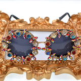 Round Flower Sunglasses