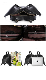 Bat Wings Goth Heart-shaped Backpack