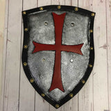 Red Crusader Knight Shield PU Armour Kids Cosplay Prop