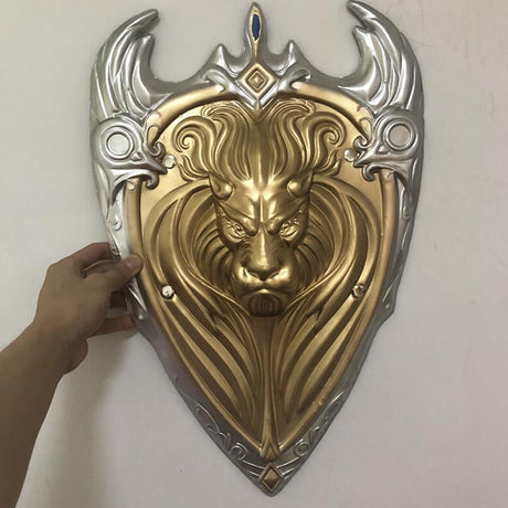 Gold Lion King Justice Royal Guard Shield Brave Heart Cosplay Prop