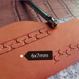Leather Carving Embossing Tool DIY Leather Printing Stamp