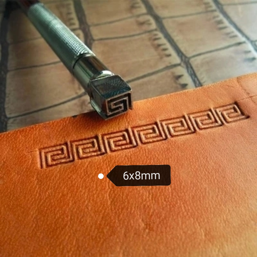 Leather Carving Embossing Tool DIY Leather Printing Stamp