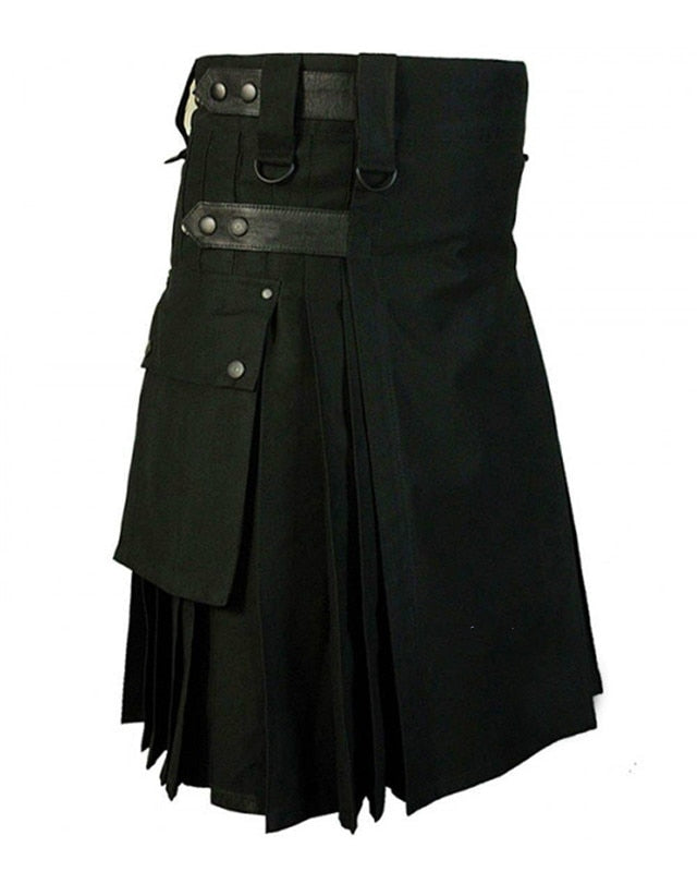 Plain Scottish Kilt Medieval Punk