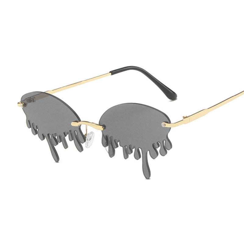 Rimless Dripping Sunglasses