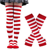 Sanderson Sisters Striped Cotton Socks and Fingerless Gloves Sets
