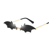 Rimless Batwing Sunglasses