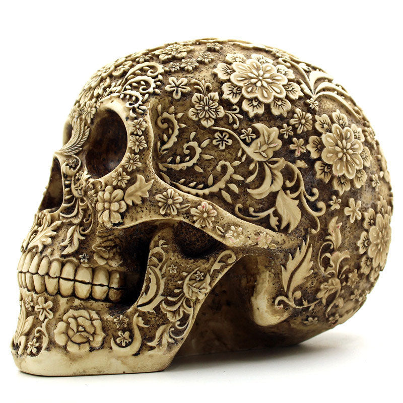 Sugar Skull Resin Halloween Prop