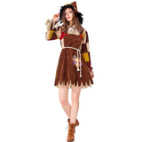 The Wizard of Oz Scarecrow Adult Women Cosplay Costume