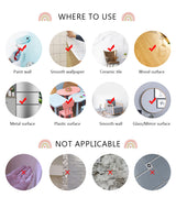 Half Circle Removable Peel and Stick Wall Sticker Wall Decal